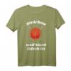 Lustiges Strick T-Shirt mit Spruch 'Stricken weil Mord falsch ist' – Perfektes Geschenk für Hobbynäherinnen und Strickerinnen