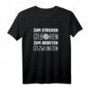 Damen Stricken T-Shirt Geschenk für Häkeln & Nähen - Lustiges Näh- und Strickshirt mit Spruch für Näherinnen