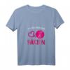 Damen Ich Bin Dann Mal Häkeln T-Shirt mit V-Ausschnitt – Perfektes Geschenk für Häkelfans & Handarbeitsliebhaberinnen
