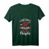 Häkeln Damen T-Shirt mit Spruch 'I Crochet So I Don't Kill People' - Lustiges Mode-Design für Häkel-Enthusiastinnen