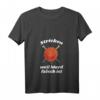 Damen Stricken Weil Mord Falsch Ist - Lustiges Häkeln & Strick Spruch T-Shirt mit V-Ausschnitt