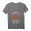 Damen Stricken Weil Mord Falsch Ist - Lustiges Häkeln & Strick Spruch T-Shirt mit V-Ausschnitt