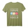 Damen Häkeln T-Shirt - Ich Brauch Keine Therapie Ich Muss Nur Häkeln, perfektes Geschenk für Häkelliebhaberinnen, Mütter und Omas