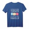 Damen Häkeln T-Shirt - Ich Brauch Keine Therapie Ich Muss Nur Häkeln, perfektes Geschenk für Häkelliebhaberinnen, Mütter und Omas