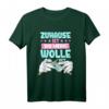 Häkeln T-Shirt mit Spruch 'Zuhause ist wo meine Wolle ist' – Perfekt für Handarbeitsliebhaber & kreative Geschenke
