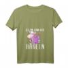 Damen Häkeln T-Shirt - Ich Bin Dann Mal Häkeln, Süßes Schaf Design, Perfekt als Geschenk für Handarbeitsliebhaberinnen