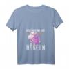 Damen Häkeln T-Shirt - Ich Bin Dann Mal Häkeln, Süßes Schaf Design, Perfekt als Geschenk für Handarbeitsliebhaberinnen