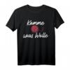 Komme Was Wolle Stricken Häkeln Schaf - Cooles Humorvolles T-Shirt für Handarbeits- und Tierliebhaber
