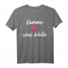 Komme Was Wolle Stricken Häkeln Schaf - Cooles Humorvolles T-Shirt für Handarbeits- und Tierliebhaber