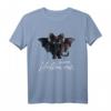 Süßes Gothic Halloween T-Shirt mit Fledermaus und Katzenmotiv – Perfektes Kostüm für Katzenliebhaber & Halloween-Partys
