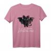Süßes Gothic Halloween T-Shirt mit Fledermaus und Katzenmotiv – Perfektes Kostüm für Katzenliebhaber & Halloween-Partys