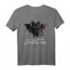 Süßes Gothic Halloween T-Shirt mit Fledermaus und Katzenmotiv – Perfektes Kostüm für Katzenliebhaber & Halloween-Partys