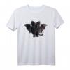 Süßes Gothic Halloween T-Shirt mit Fledermaus und Katzenmotiv – Perfektes Kostüm für Katzenliebhaber & Halloween-Partys