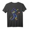 Lustiges Hexe Halloween T-Shirt mit Besen Stick - Perfekt für Kostüme, Partys und Geschenke für Damen, Herren und Kinder