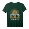 Der mit dem Holz spricht - Handwerker Schreiner Zimmerer T-Shirt für Holzliebhaber, perfekt als Geschenk zu Weihnachten, Vatertag oder Geburtstag