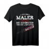 Herren Maler Spruch T-Shirt - Witziges Malermeister Handwerker Geschenk für Jubiläum, Vatertag & Geburtstag