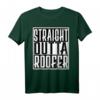 Straight Outta Dachdecker Handwerk Zunftzeichen T-Shirt – Stylische Bekleidung & Geschenkidee für Dachdecker, Meister & Gesellen