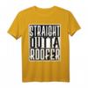 Straight Outta Dachdecker Handwerk Zunftzeichen T-Shirt – Stylische Bekleidung & Geschenkidee für Dachdecker, Meister & Gesellen