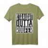 Straight Outta Dachdecker Handwerk Zunftzeichen T-Shirt – Stylische Bekleidung & Geschenkidee für Dachdecker, Meister & Gesellen