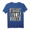 Straight Outta Dachdecker Handwerk Zunftzeichen T-Shirt – Stylische Bekleidung & Geschenkidee für Dachdecker, Meister & Gesellen