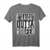 Straight Outta Dachdecker Handwerk Zunftzeichen T-Shirt – Stylische Bekleidung & Geschenkidee für Dachdecker, Meister & Gesellen