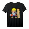 Lustiges Beruf Parkettleger Bodenleger Bauarbeiter T-Shirt - Klassisch geschnitten, doppelt genähter Saum