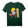 Lustiges Beruf Parkettleger Bodenleger Bauarbeiter T-Shirt - Klassisch geschnitten, doppelt genähter Saum