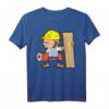 Lustiges Beruf Parkettleger Bodenleger Bauarbeiter T-Shirt - Klassisch geschnitten, doppelt genähter Saum