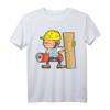 Lustiges Beruf Parkettleger Bodenleger Bauarbeiter T-Shirt - Klassisch geschnitten, doppelt genähter Saum