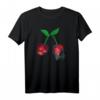Rockabilly Kirsche Lady Biker Hippie Punk Rock Heavy Metals T-Shirt – Für Musikliebhaber, Biker & Festivalfans als Geschenk