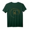 Kreis Goldener Schnitt T-Shirt – Minimalistisches Design für Künstler, Lehrer & Liebhaber göttlicher Proportionen