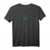 Heilige Symbole und abstrakte geometrische Kunst - Spirituelles T-Shirt im minimalistischen Design, perfekt als Geschenk für Freunde und Spirituell Interessierte