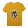 Aquarell Wolf Waldtier Tank Top mit Heiliger Geometrie und Blume Des Lebens – Spirituelle Naturkunst für Damen und Herren