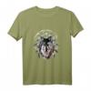 Aquarell Wolf Waldtier Tank Top mit Heiliger Geometrie und Blume Des Lebens – Spirituelle Naturkunst für Damen und Herren