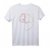 Fibonacci-Kreis mit goldenem Schnitt T-Shirt – Faszinierende Geometrie für Mathematik- und Kunstliebhaber, perfektes Geschenk