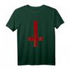 Upside Down Satanisches Kreuz T-Shirt – Symbol der Okkulten, Magie & Esoterik für Halloween, Satanismus & dunkle Studien