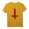 Upside Down Satanisches Kreuz T-Shirt – Symbol der Okkulten, Magie & Esoterik für Halloween, Satanismus & dunkle Studien