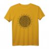 Blume des Lebens Spirituelles T-Shirt mit Heiliger Geometrie, Chakra & Yoga – Geschenk für Freunde, Yogalehrer & Spirituelle