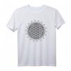 Blume des Lebens Spirituelles T-Shirt mit Heiliger Geometrie, Chakra & Yoga – Geschenk für Freunde, Yogalehrer & Spirituelle