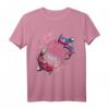 Koi Fisch Blume des Lebens Heilige Geometrie Japanisches T-Shirt – Asiatisch inspiriertes Tattoo-Design, Vintage Kunst, Geschenk für Tattoo- und Kunstliebhaber