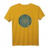 Blume des Lebens Sacred Geometry Yoga T-Shirt – Spirituelles Geschenk für Meditation, Erleuchtung & Bewusstsein
