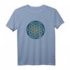 Blume des Lebens Sacred Geometry Yoga T-Shirt – Spirituelles Geschenk für Meditation, Erleuchtung & Bewusstsein