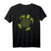 Blume des Lebens Schildkröte – Heilige Geometrie Symbol Kunst T-Shirt für Spirituelle, Heiler & Freigeister – Blickfang für Festivals, Arbeit & Freizeit
