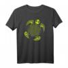 Blume des Lebens Schildkröte – Heilige Geometrie Symbol Kunst T-Shirt für Spirituelle, Heiler & Freigeister – Blickfang für Festivals, Arbeit & Freizeit
