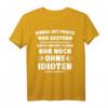 Einmal Mit Profis Arbeiten Ohne Idioten T-Shirt – Lustiges Arbeitsshirt für Handwerker, Kollegen & Büroalltag mit Humor