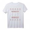 Weihnachts Workout Ugly Christmas Sweater Wein Lustig Spruch T-Shirt – Originelles Geschenk für Weinliebhaber und Weihnachtsfans