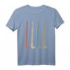 Cool Vintage Field Hockey Sticks T-Shirt – Klassisch geschnitten, doppelt genäht, perfekt für Hockeyfans und Sportler