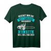 Reichet mir die Kettensäge - Lustiges Holzfäller T-Shirt für Waldarbeiter, Förster & Forstwirte als Geschenk zu Weihnachten & Geburtstagsfeier