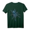 Blaue Tarantula Caribena versicolor T-Shirt – Gruseliges Gothic-Design, Festival & Halloween Outfit, Perfekt für Spukhaus & Herbstspuk