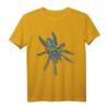 Blaue Tarantula Caribena versicolor T-Shirt – Gruseliges Gothic-Design, Festival & Halloween Outfit, Perfekt für Spukhaus & Herbstspuk